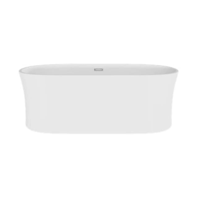 BALTERLEY Balterley - Contemporary White Curved Freestanding Bath from 1700mm x 780mm BBFS164