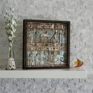 KZM615 Multicolor Decorative Framed MDF Painting