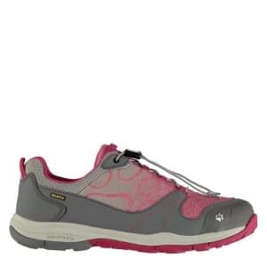 Jack Wolfskin Grivla Texapore Low Walking Shoes Junior Girls - Azalea Red