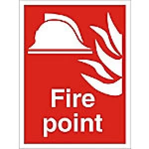 Fire Sign Fire Point Fluted Board 60 x 40 cm