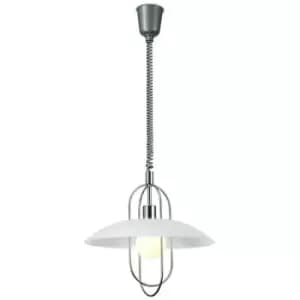 Pendant lamp Riva Chrome polished 1 bulb 77cm