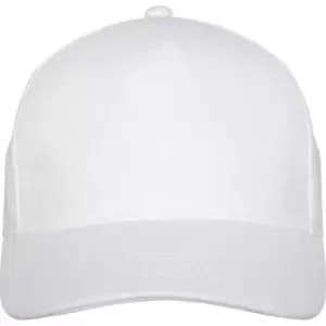 Elevate Unisex Adult Doyle 5 Panel Cap (One Size) (White)