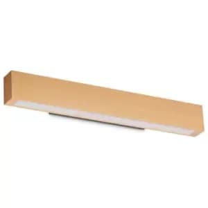 Ideal Lux craft 60cm Integrated LED Wall Lamp Wood, 3000K, Non-Dim