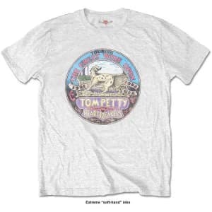 Tom Petty & The Heartbreakers - The Great Wide Open Unisex Large T-Shirt - White