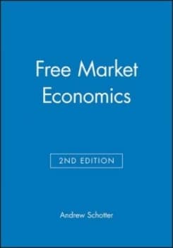 Free Market Economics by Andrew Schotter Paperback