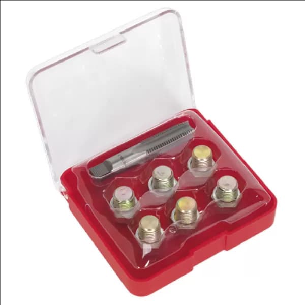 Genuine SEALEY VS613 Oil Drain Plug Thread Repair Set - M13