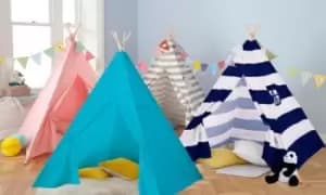 Neo Kids Teepee Tent: Navy Stripe