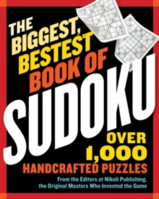 The Biggest, Bestest Book of Sudoku Paperback / softback