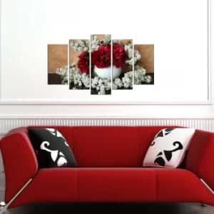 5MX-45 Multicolor Decorative MDF Painting (5 Pieces)