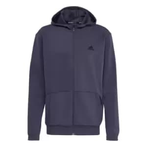 adidas AEROREADY Yoga Full-Zip Hoodie Mens - Shadow Navy / Black