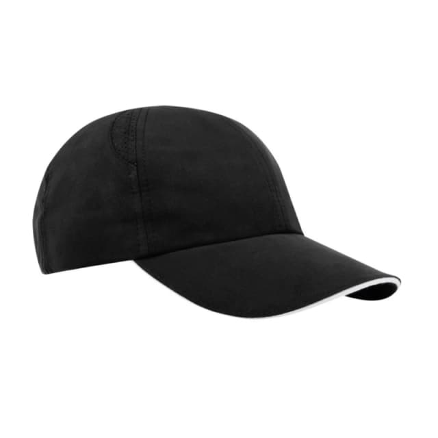 Elevate NXT Mens Morion 6 Panel Cool Baseball Cap in Black Male One Size