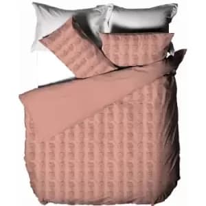 Linen House Haze Duvet Cover Set (King) (Maple) - Maple