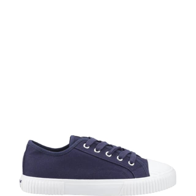 Hush Puppies Freya Canvas Trainer Navy