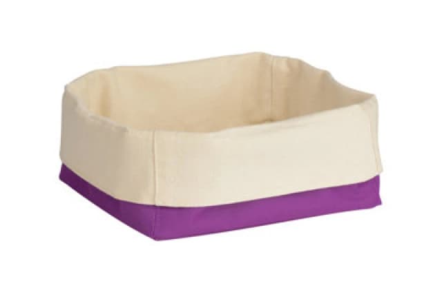 Interiors by Premier Folded Design Small Bread Basket Purple