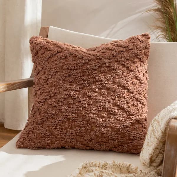 Calvay Cushion Baked Earth, Baked Earth / 50 x 50cm / Polyester Filled