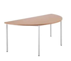 Jemini Semi Circular Table 1600 x 800mm V2 Beech OMPT1680SEMIBE2