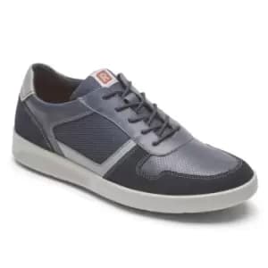 Rockport Caldwell Sport Mdg NEW DRESS BlueS LEA/S - Blue