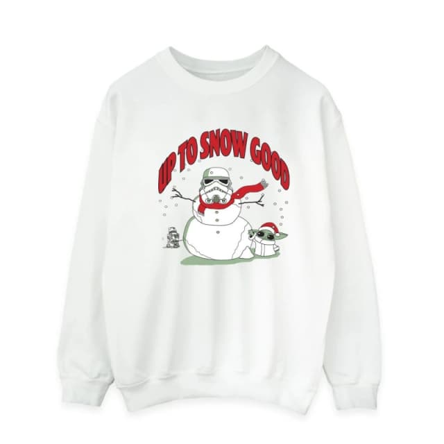 Star Wars Star Wars Men Up To Snow Good Sweatshirt in White Size: Small White S Male 5063376852838