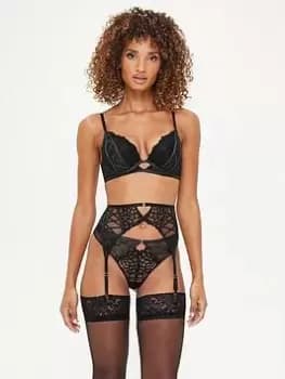 Ann Summers Bras The Unforgettable Fuller Bust Padded Plunge 2 - Black, Size 32Dd, Women