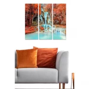 MDF9091849 Multicolor Decorative MDF Painting (3 Pieces)