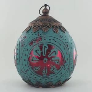 LED Lantern Pink H15cm