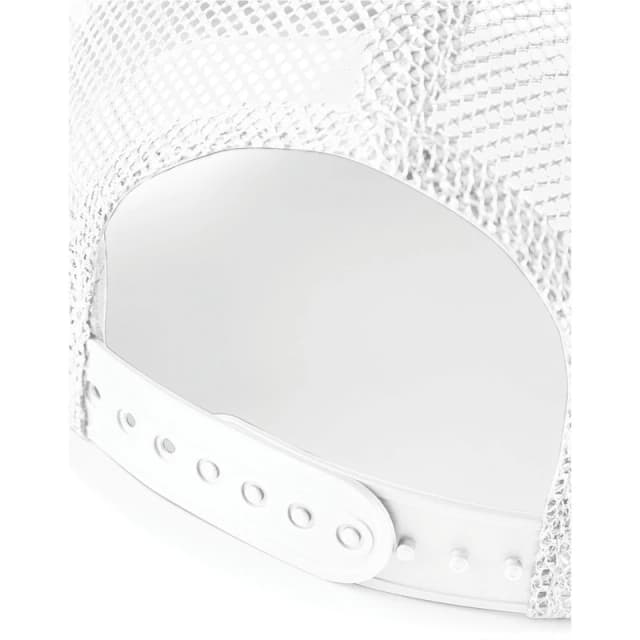 Beechfield Beechfield Men Snapback Trucker Cap in White White One Size Male 5063425502257
