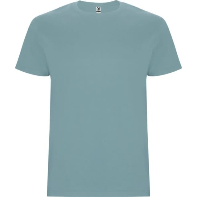 ROLY Stafford Short-Sleeved T-Shirt in Mid Blue Size: 3-4 Years Mid Blue Unisex 3-4 Years