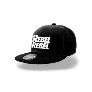 David Bowie - Rebel Rebel Snapback - Black/ White