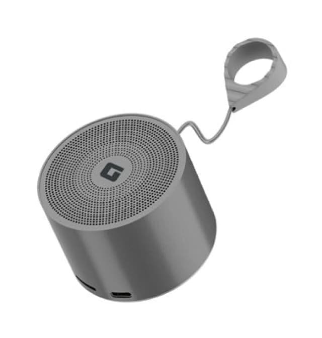 Geepas Ultra Portable Bluetooth Speaker 5H Playtime Bt 5.4 Type-C Rechargeable Ipx7, Grey