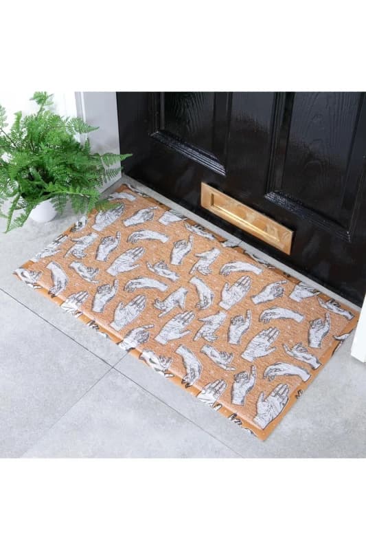 Native Natural Palm Reader Doormat (70 X 40Cm)