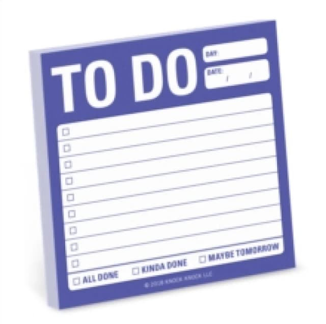 Knock Knock To Do Sticky Note Other printed item