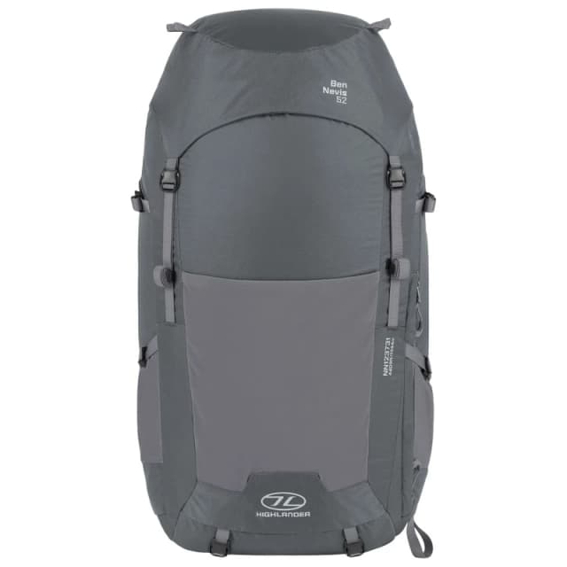 Highlander Ben Nevis 52L Mens Backpack - Grey RUC275-GR
