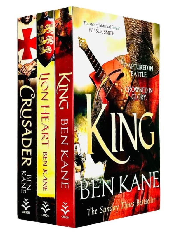 Richard The Lionheart Collection 3 Book Set Crusader Lionheart And King Ben Kane Historical Adventure Series Ben Kane Books