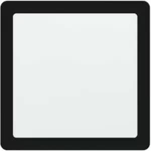 Square Ceiling Flush Downlight Black Recess Spotlight 16.5W Built in led