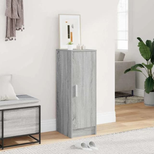 VIDAXL Vidaxl - Shoe Cabinet Grey Sonoma 32x35x92cm Engineered Wood 8720286956830