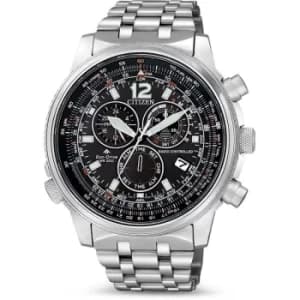 Mens Citizen Perpetual Chrono A.T. Alarm Chronograph Radio Controlled Watch