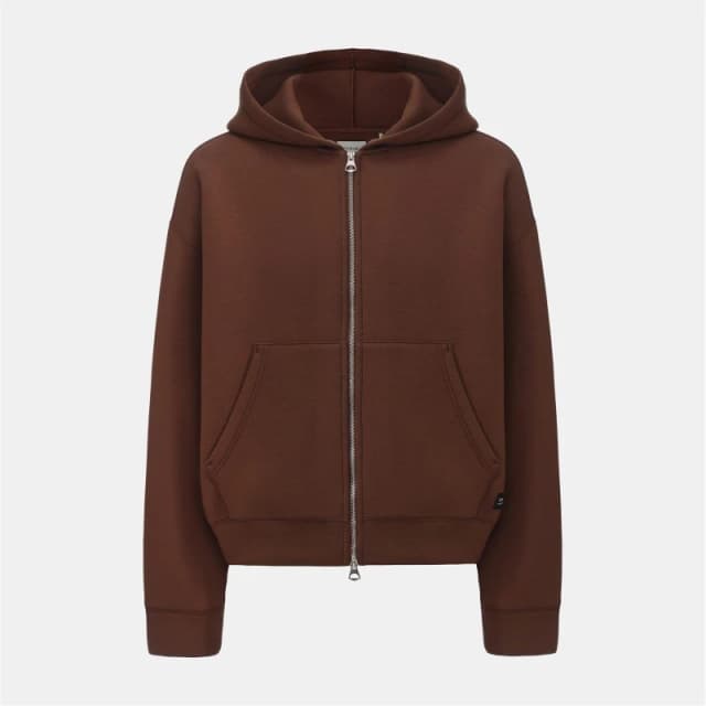 Firetrap Scuba Full Zip Hoody Mens Brown male S