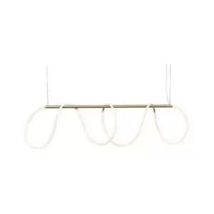 Larissa Skopje Ceiling Pendant Light LED 60W Gold Matt