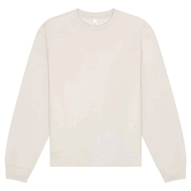 Bella + Canvas Mens Heavyweight Crew Neck Sweatshirt in Ecru Size: XS Ecru Male XS