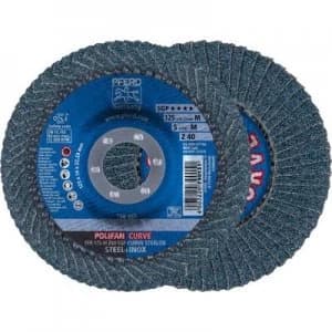 PFERD 67689052 POLIFAN-serrated washer PFR 125-M Z40 SGP CURVE STEELOX Diameter 125mm 10 pc(s)