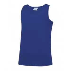 AWDis Childrens/Kids Just Cool Sleeveless Vest Top (5-6 Years) (Royal)