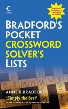 Bradfords Pocket Crossword Solvers Lists by Anne R Bradford Paperback