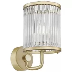 Zumaline Lighting - Zumaline Sergio Wall Lamp, Matt Gold, 1x E14