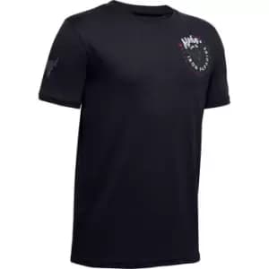 Under Armour Project Rock Iron T Shirt Junior Boys - Black