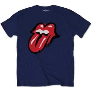 The Rolling Stones - No Filter Tongue Unisex Large T-Shirt - Blue