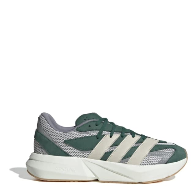 adidas Lightblaze Trainers Green/Sil/Wht male 7 (40.7)