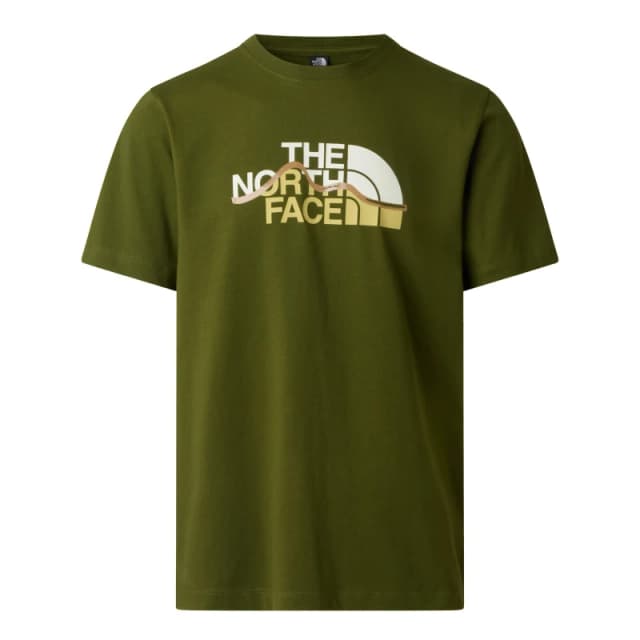 The North Face TNF Mountain Tee Mens Woodland Green male 2X Large