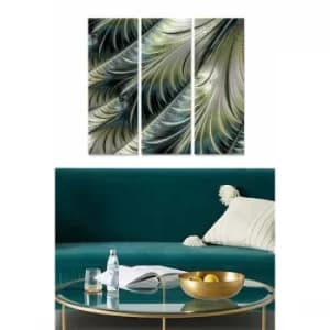 MDF277955990 Multicolor Decorative MDF Painting (3 Pieces)