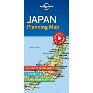 Lonely Planet Japan Planning Map Sheet map, folded 2018