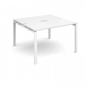 Adapt II Starter Units Back to Back 1200mm x 1200mm - White Frame whi